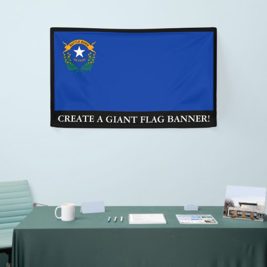 Vlag van de staat Nevada Spandoek (Beurs)