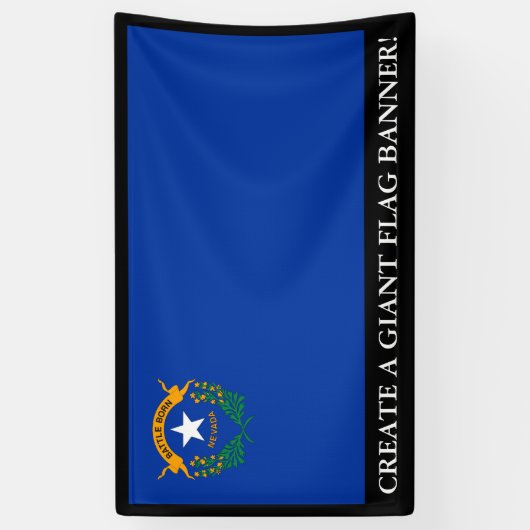 Vlag van de staat Nevada Spandoek (Verticaal)