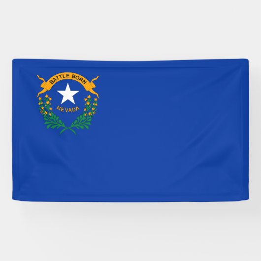 Vlag van de staat Nevada Spandoek (Horizontaal)