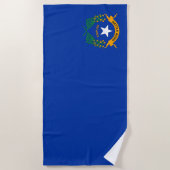 Vlag van de staat Nevada Strandlaken (Voorkant)