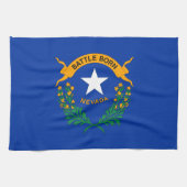 Vlag van de staat Nevada Theedoek (Horizontaal)