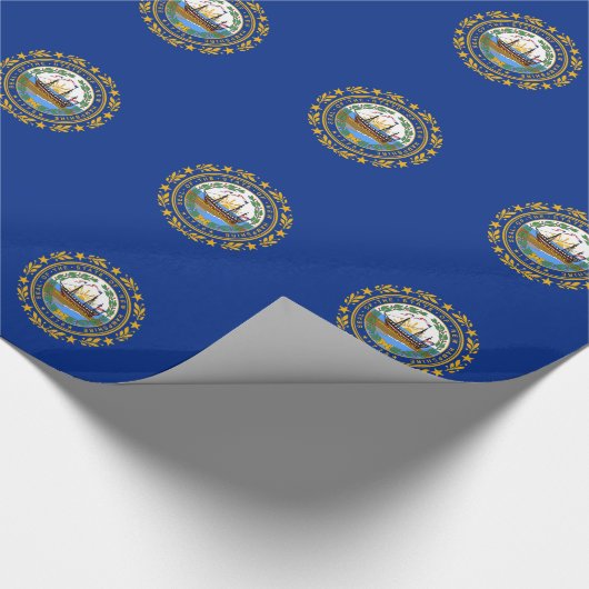Vlag van de staat New Hampshire Cadeaupapier (Hoek)