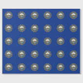 Vlag van de staat New Hampshire Cadeaupapier (Vlak)