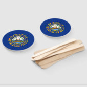 Vlag van de staat New Hampshire Handwaaier (Niet-gemonteerd)