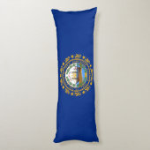 Vlag van de staat New Hampshire Lichaamskussen (Achterkant (Verticaal))