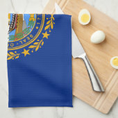 Vlag van de staat New Hampshire Theedoek (Quarter Fold)