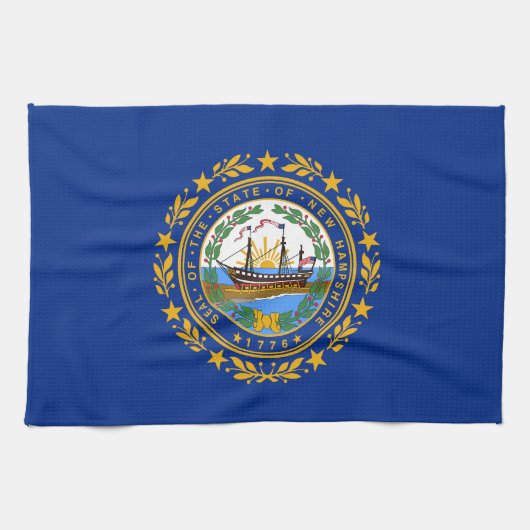 Vlag van de staat New Hampshire Theedoek (Horizontaal)