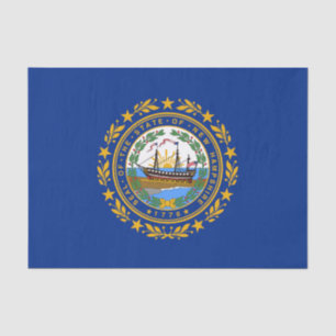 Vlag van de staat New Hampshire Tissuepapier