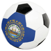 Vlag van de staat New Hampshire Voetbal (Drie kwart)