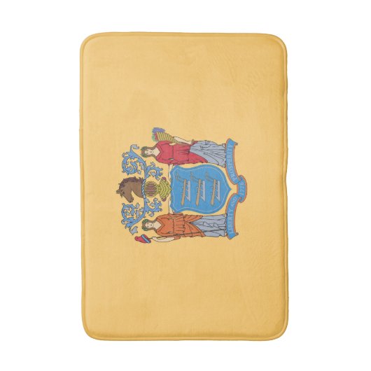 Vlag van de staat New Jersey Badmat (Voorkant Verticaal)