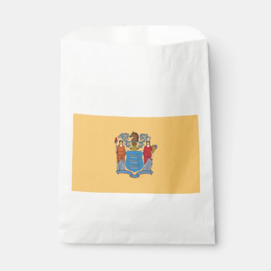 Vlag van de staat New Jersey Bedankzakje (Voorkant)