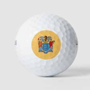 Vlag van de staat New Jersey Golfballen