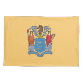 Vlag van de staat New Jersey Kussensloop (Achterkant)