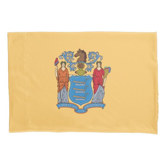 Vlag van de staat New Jersey Kussensloop (Voorkant)