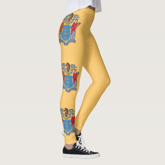 Vlag van de staat New Jersey Leggings (Rechts)