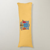 Vlag van de staat New Jersey Lichaamskussen (Voorkant Verticaal)