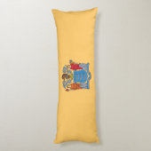 Vlag van de staat New Jersey Lichaamskussen (Achterkant (Verticaal))