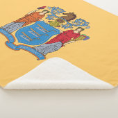 Vlag van de staat New Jersey Sherpa Deken (3/4)