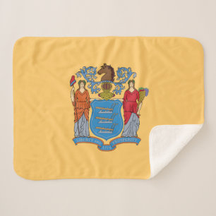 Vlag van de staat New Jersey Sherpa Deken