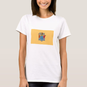 Vlag van de staat New Jersey T-shirt