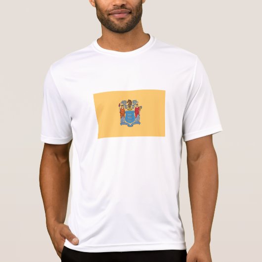 Vlag van de staat New Jersey T-shirt (Voorkant)