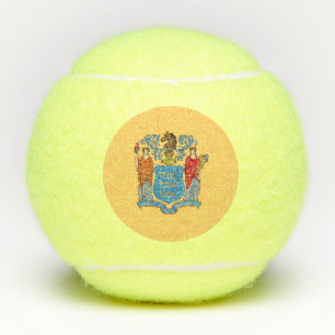 Vlag van de staat New Jersey Tennisballen