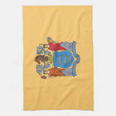 Vlag van de staat New Jersey Theedoek (Verticaal)