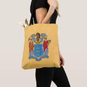 Vlag van de staat New Jersey Tote Bag (Dichtbij)