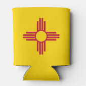 Vlag van de staat New Mexico Blikjeskoeler (Achterkant)