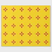 Vlag van de staat New Mexico Cadeaupapier (Vlak)