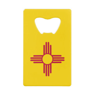 Vlag van de staat New Mexico Creditkaart Flessenopener