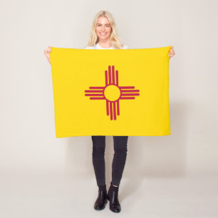 Vlag van de staat New Mexico Fleece Deken