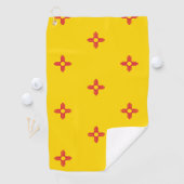 Vlag van de staat New Mexico Golfhanddoek (Insitu)