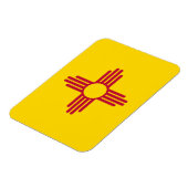 Vlag van de staat New Mexico Magneet (Linkerzijde)