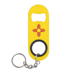 Vlag van de staat New Mexico Mini Flessenopener