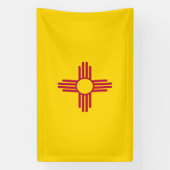 Vlag van de staat New Mexico Spandoek (Verticaal)