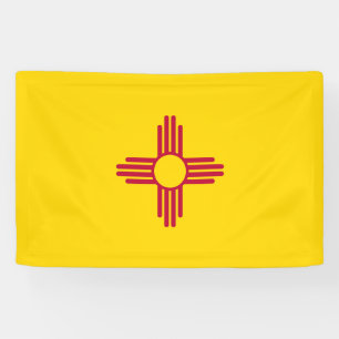 Vlag van de staat New Mexico Spandoek