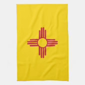 Vlag van de staat New Mexico Theedoek (Verticaal)