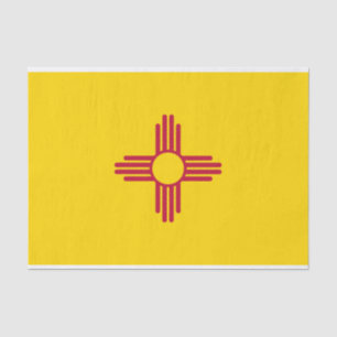 Vlag van de staat New Mexico Tissuepapier