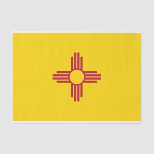 Vlag van de staat New Mexico Tissuepapier (Voorkant)