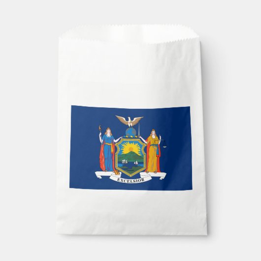 Vlag van de staat New York Bedankzakje (Voorkant)