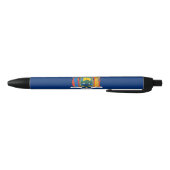 Vlag van de staat New York Blauwe Inkt Pen (Bodem)
