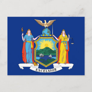 Vlag van de staat New York Briefkaart