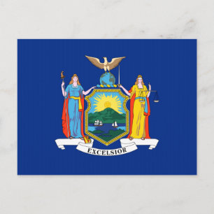 Vlag van de staat New York Briefkaart