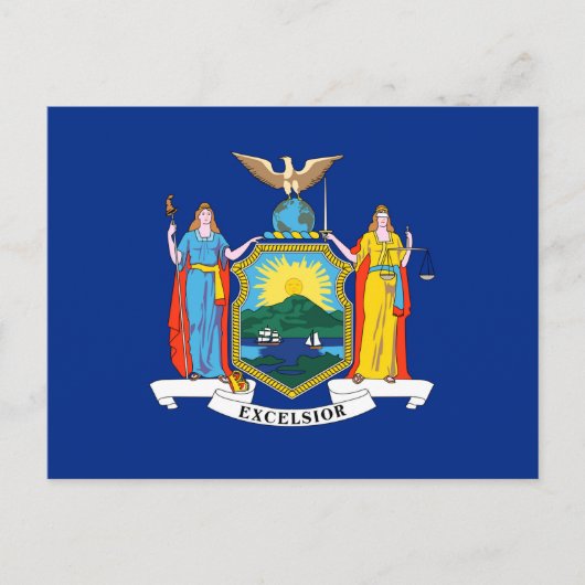 Vlag van de staat New York Briefkaart (Voorkant)