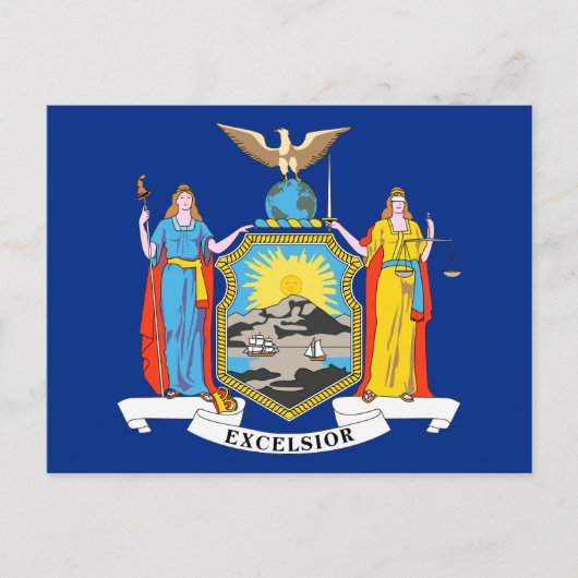 Vlag van de staat New York Briefkaart (Voorkant)