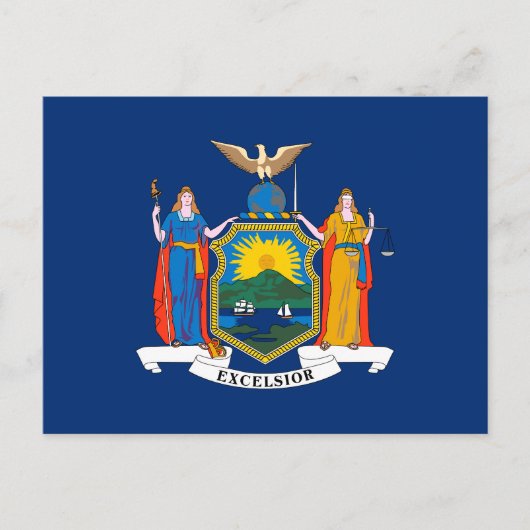 Vlag van de staat New York Briefkaart (Voorkant)
