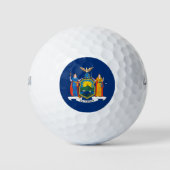 Vlag van de staat New York Golfballen (Voorkant)