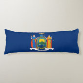 Vlag van de staat New York Lichaamskussen (Voorkant)