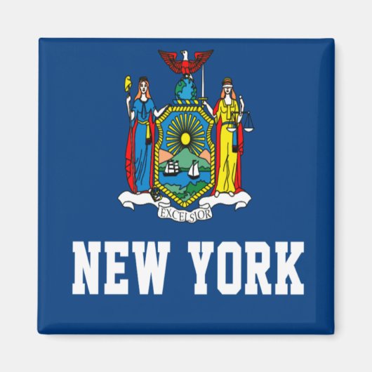 Vlag van de staat New York Magneet (Voorkant)